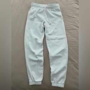 2XS Tna CozyAf Artizia White fleece sweatpants